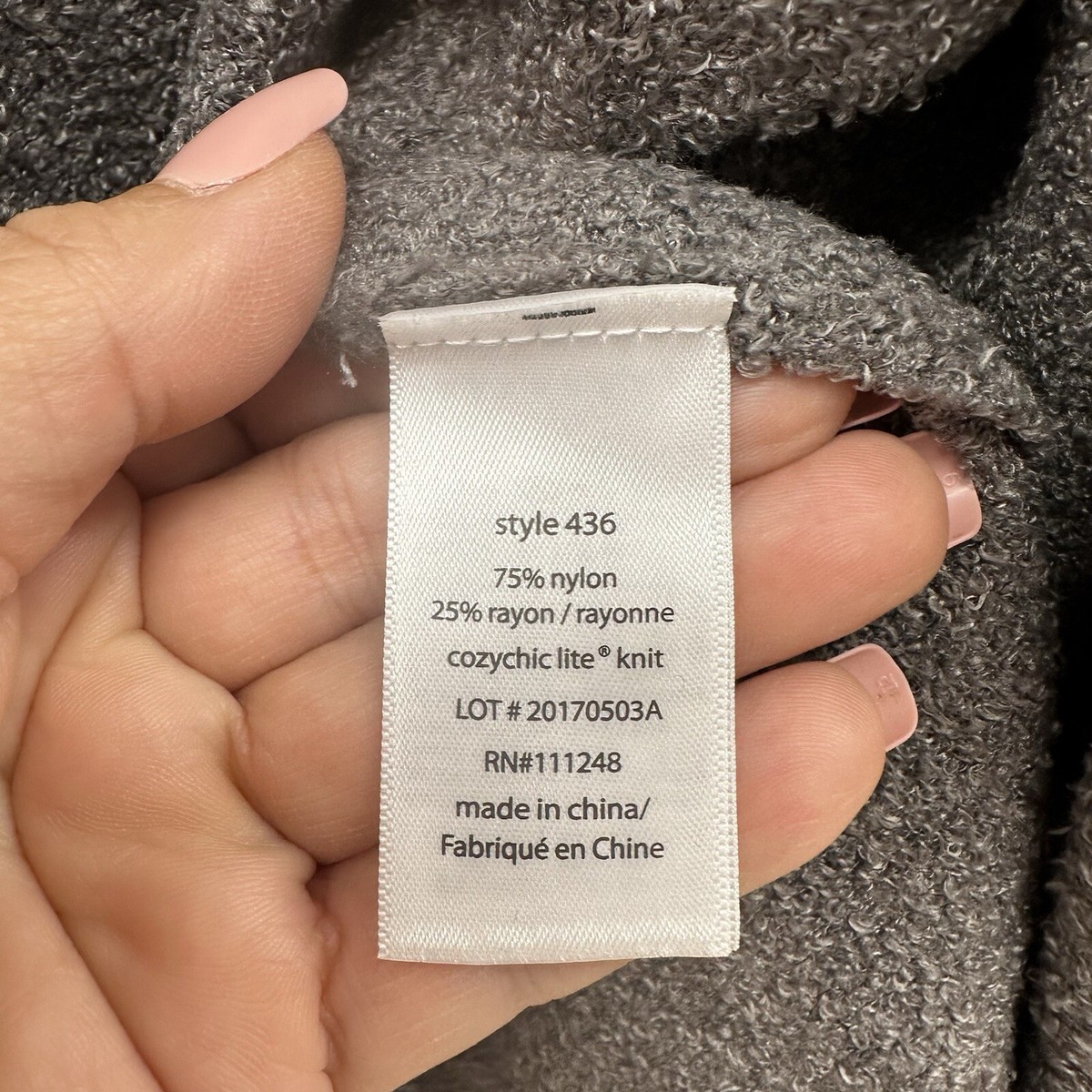BAREFOOT DREAMS COZYCHIC ULTRA HI/LO CARDI S/M View 4