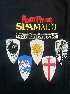 Gildan Activewear Ultra Cotton Heavyweight Monty Python's Spamalot XL F5