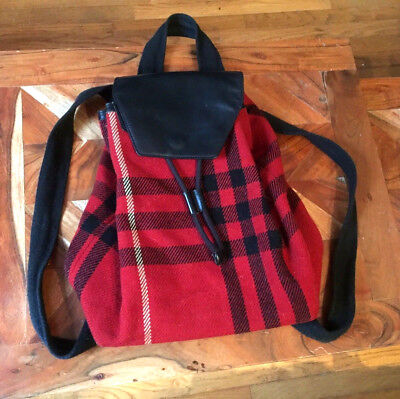 burberry red plaid purse