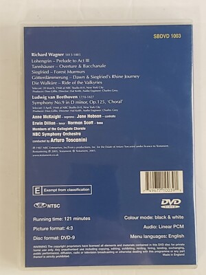 DVD Arturo Toscanini and NBC Symphony Orchestra: The