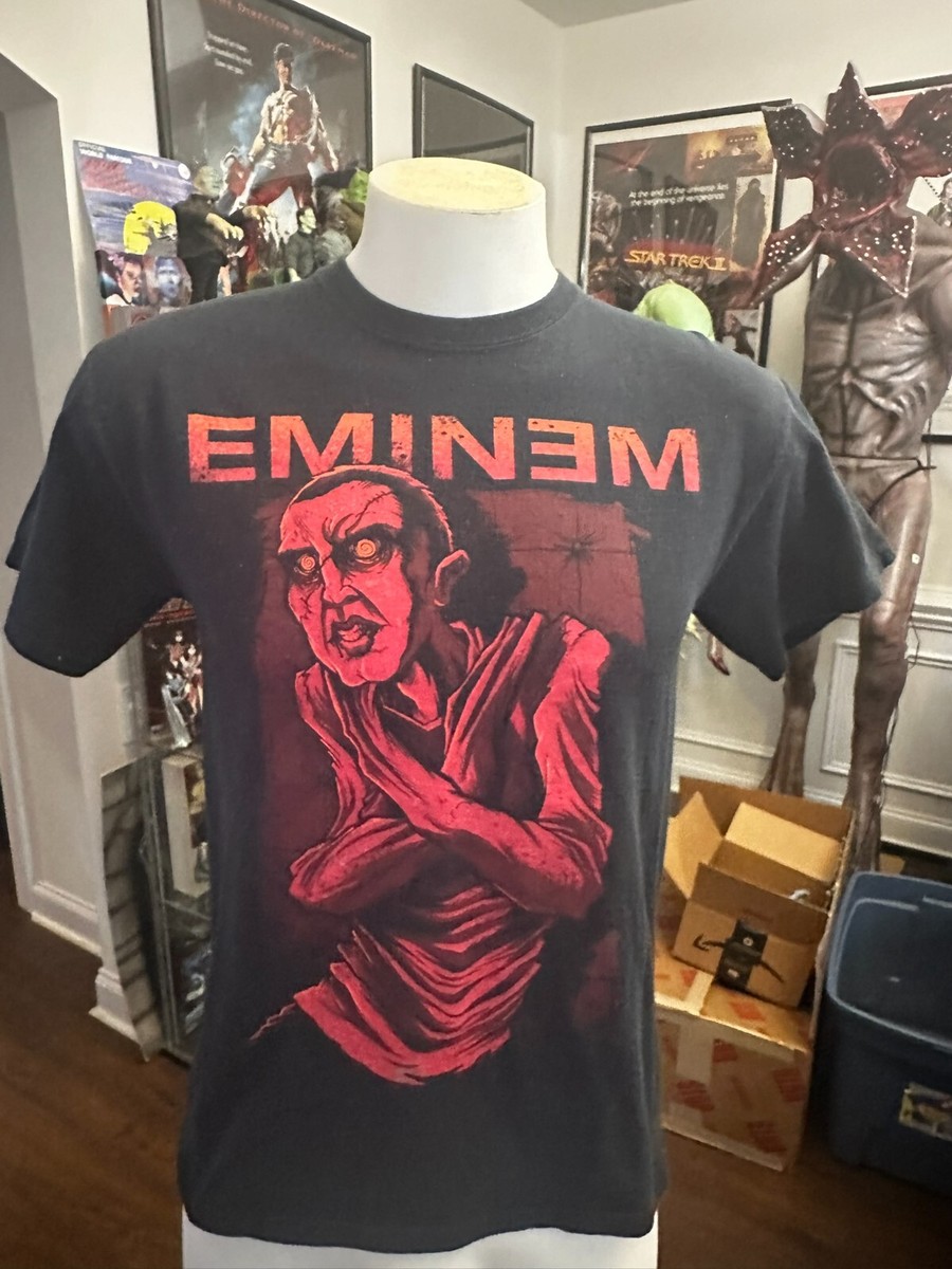 Eminem Slim Shady Relapse T Shirt Mens Sz M Black Red Straight