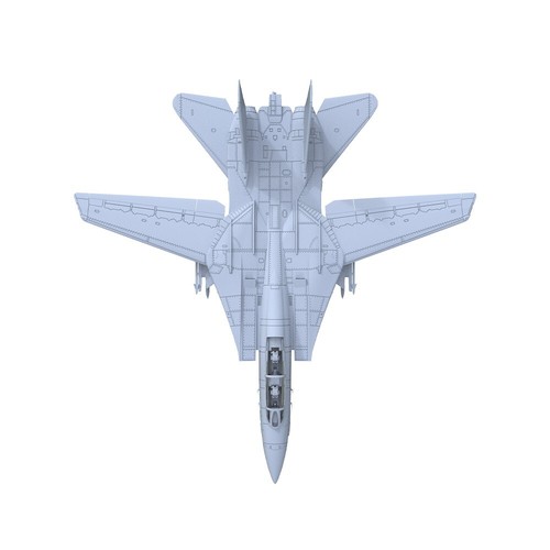 Yao's Studio LYR100222A 1/100 Military Model Kit US Navy Grumman F-14 Tomcat - Bild 5 von 6