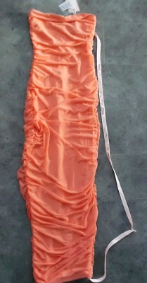 oh Polly, Kleid ,peach, Elegant  Gr. 8(36 ),gerafft. NEU  mit Etikett