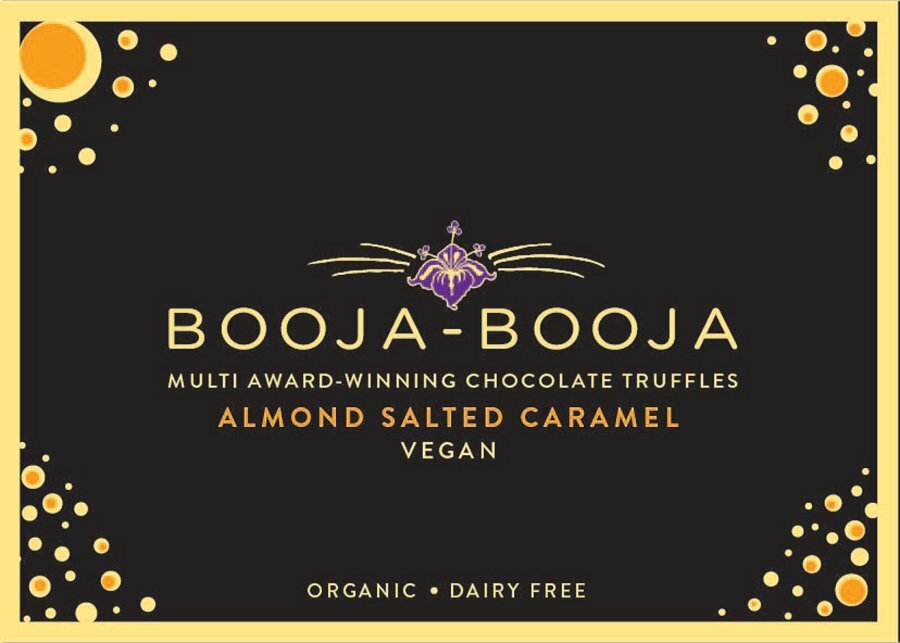 Almond Salted Caramel Chocolate Truffles 92g (Booja Booja) - Image 4