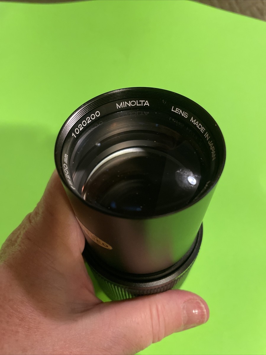 MC Minolta Celtic 1:4.5 f=200 mm Camera Lens 1318081 W/case Made