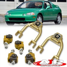 Front Upper Suspension Camber Control Arms Kit Gold For 1992-1995 Honda Civic Eg