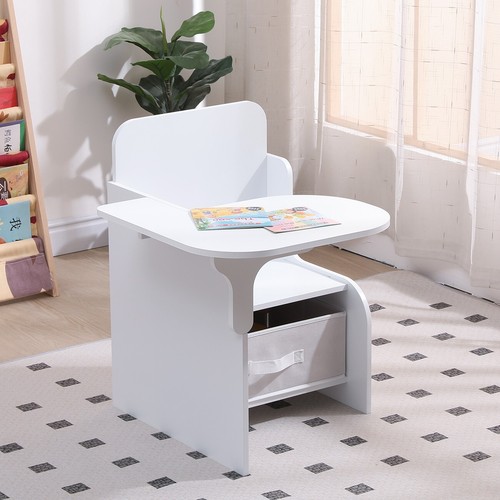 2 in 1 Children Chair Desk with Storage Bin Mysize Arts Craft Snack Toddler Kids - Picture 7 of 11