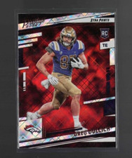 Greg Dulcich Rookie RC 2022 Panini Prestige #386 Diamond Xtra Points Broncos