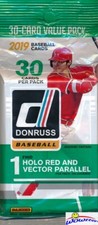 2019 Donruss Baseball HUGE Factory Sealed JUMBO FAT CELLO Sealed Pack-30 Cards!