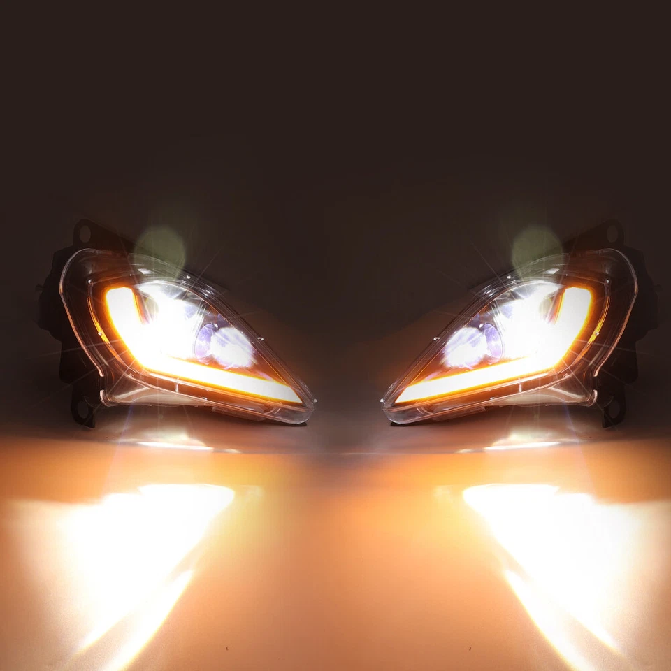 Juego de faros LED KEMIMOTO para Yamaha Raptor 350 700 700R 2006-2025 Foto 3 de 4