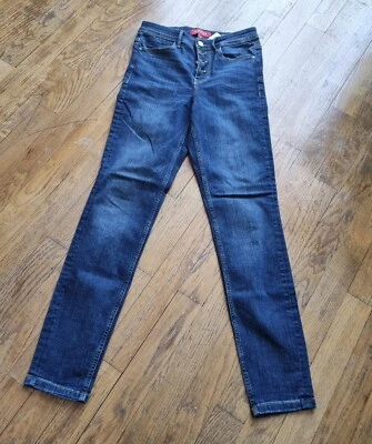 Jean bleu guess skinny hight taille 34 - Photo 1/4
