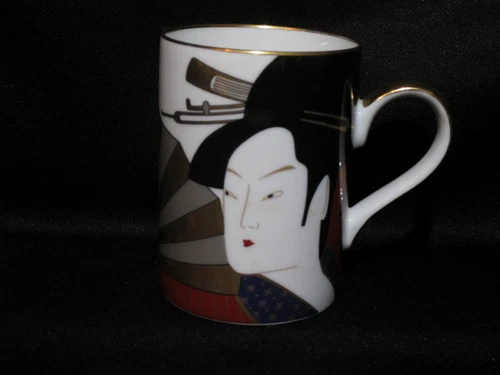 Fitz & Floyd Geisha Coffee Mug