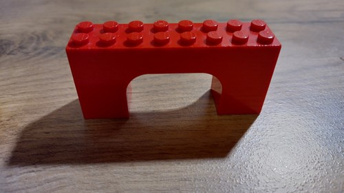 LEGO® Bogen (Arch) - 4743 - 2x8x3 - Rot - Guter Zustand - Bild 2 von 5