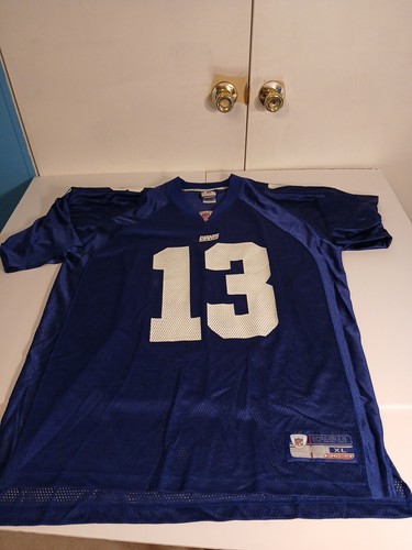 Vintage Reebok NFL New York Giants Kurt Warner # 13 Football Jersey Men XL