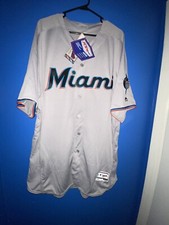 miami marlins majestic jersey Flex Base Size 56 Men’s New With Tags 