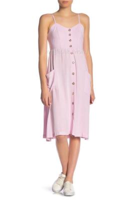 pink and orange midi dress English Factory Light Pink & Orange Eyelet Hailey Halter Midi Dress Light Pink & Orange Eyelet / XS
