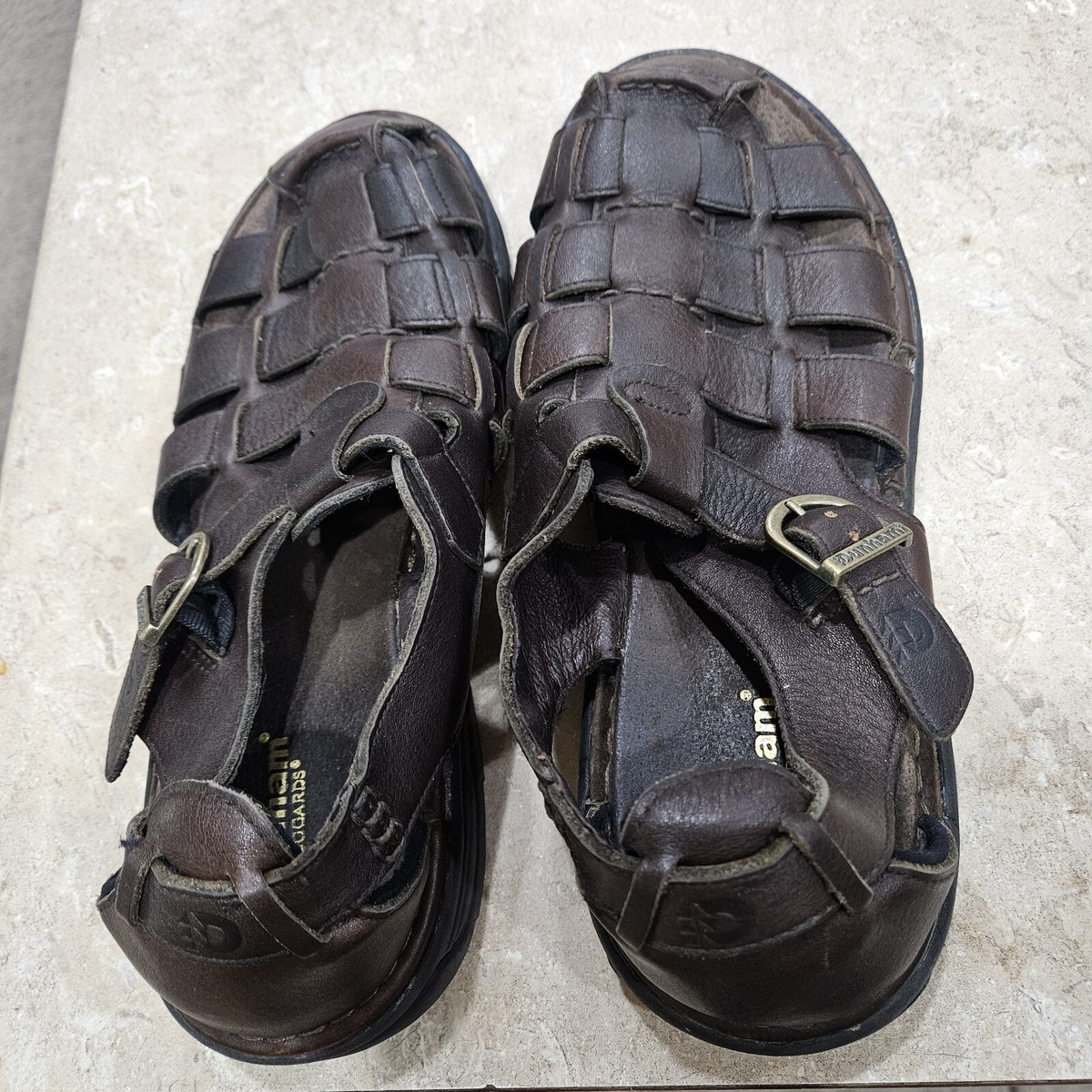 Dunham Men Closed Toe Sandals Ruggards Brown / SIZE 12  display picture 1