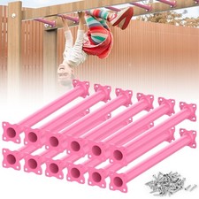 16.5 Inch Monkey Bars Kit Playground Ladder Rungs for Backyard Indoor Outdoor...