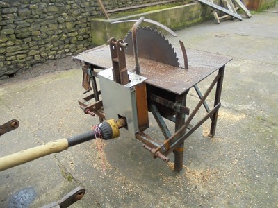 B0794 Newlands Pto Sawbench For Tractor Timber Wood Forestry Saw