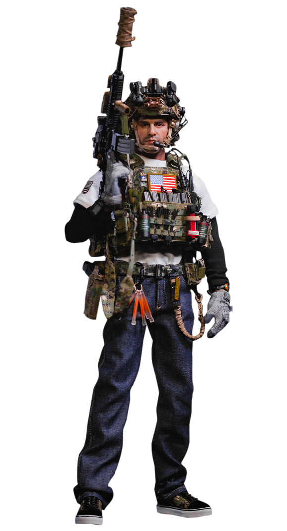 1/6 ミリタリーフィギュア 特殊部隊？強盗？ 2体 New Damtoys
