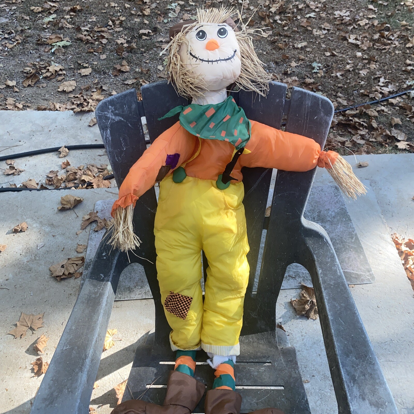 Goffa International Stuffed Plush SCARECROW 4 Foot Halloween Collectible EUC