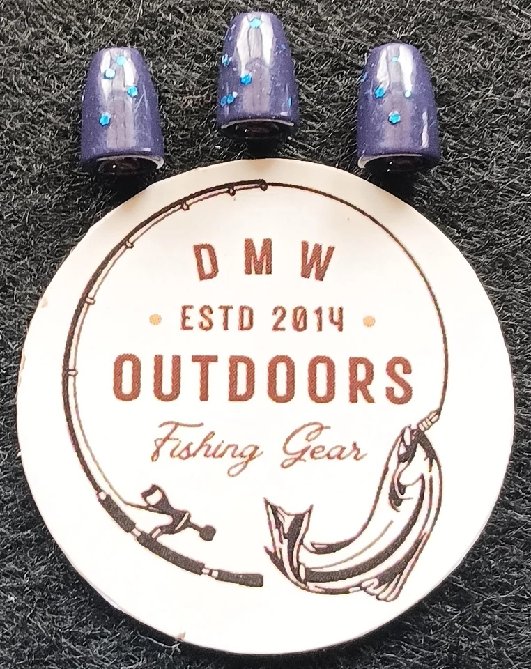 Tungsten JUNEBUG BLUE Worm Weights 1/32 ounce (.9g) 15pk, Bullet Weights - Image 2 of 4