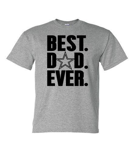 T-Shirt Dallas Cowboys Best Dad Ever Spieltag - alle Design Farboptionen (S-5XL) - Bild 18 von 25