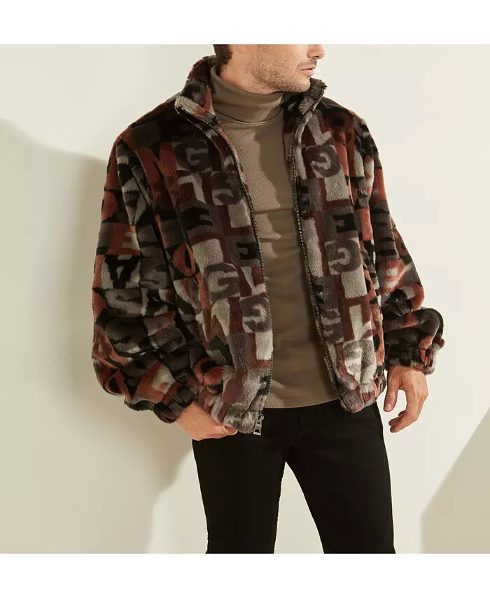 Guess Los Angeles 81 Faux Fur Plush 