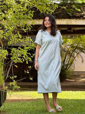 Mint Green Shirt Dress | eBay