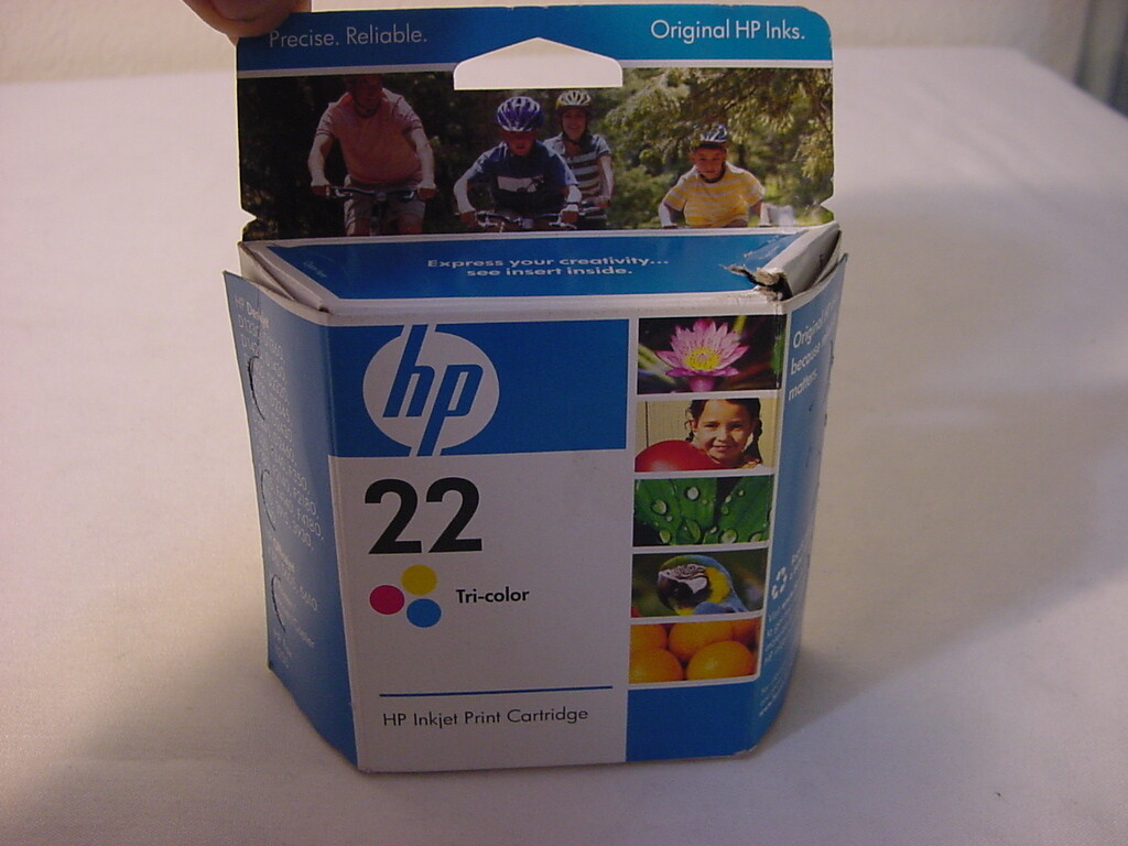 GENUINE NEW HP INK 22 TRI COLOR
