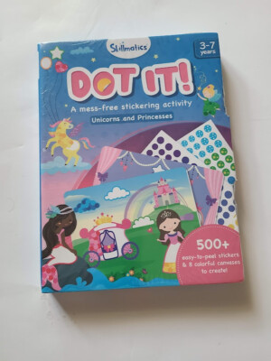 Skillmatics  Dot It Unicorns & Princesses Sticker Art For Kids NEW SEALED