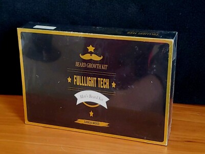 Fulllight Tech Men's Beard Kit Sandalwood NEW**