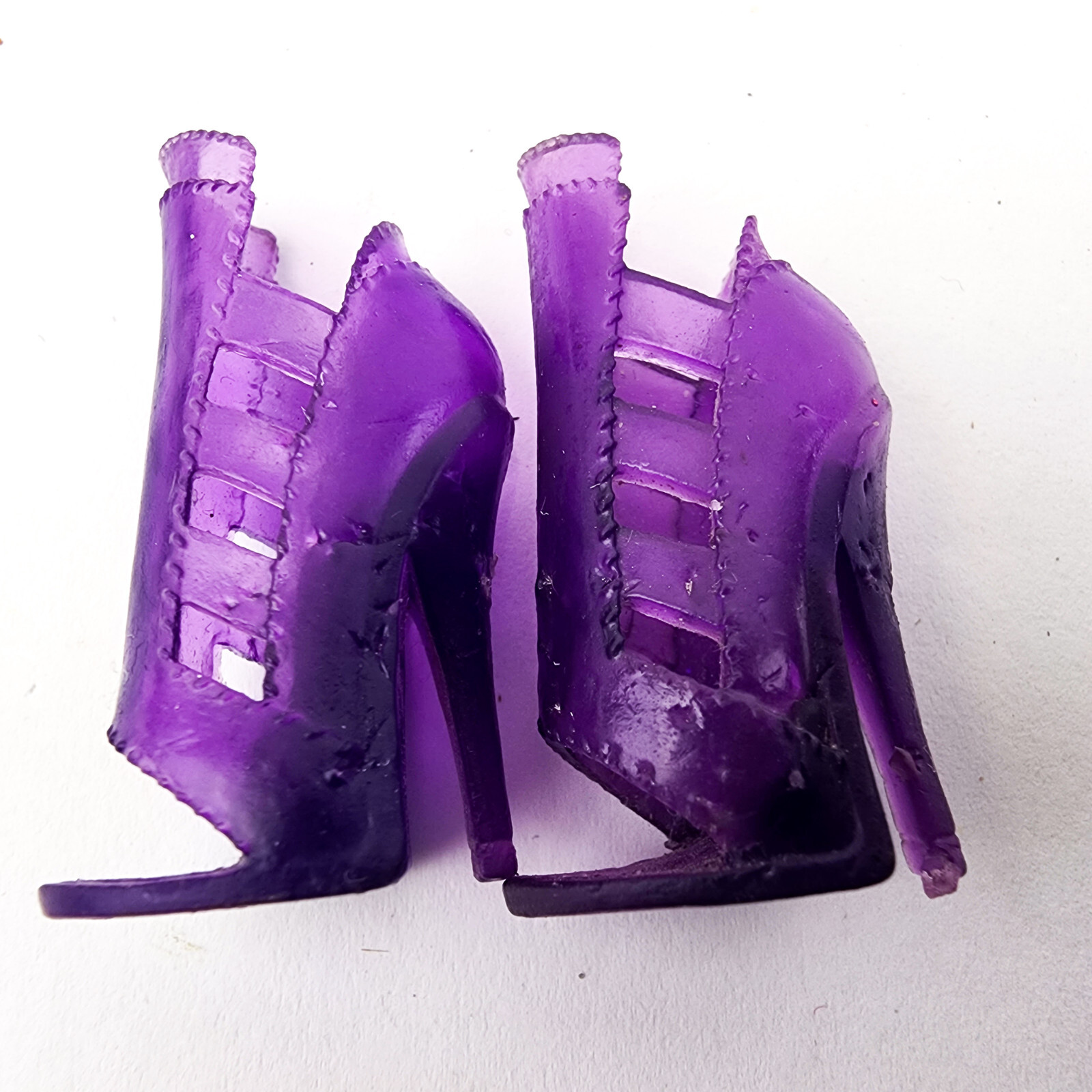 Monster High Abbey Bominable Purple High Heel Shoes Replacement Part 2012