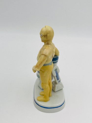 Star Wars Return Of The Jedi C-3PO & R2-D2 Bisque Porcelain Figurine Sigma 1983 - Picture 11 of 12