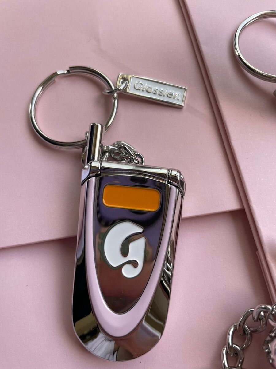 Limited edition Glossier LA Keychain Exclusive Flip Phone Limited edition Glossier LA Keychain Exclusive Flip Phone