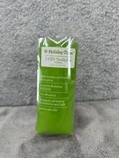 3 Pack Of Holiday Time Flameless LED Yellow Flame Tea Lights,  Battery Operated