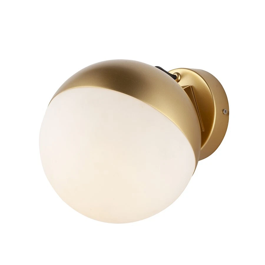 Half moon 2024 wall light glass