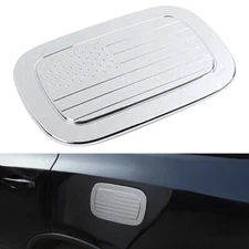 CHROME Fuel Tank Gas Cap Door COVER PANEL TRIM ACCESSORIES For Dodge Durango 11+