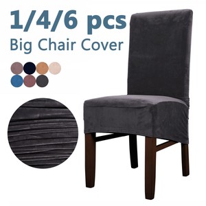 1 4 6x Velours Xl Elastique Housse De Chaise Fauteuil Couverture