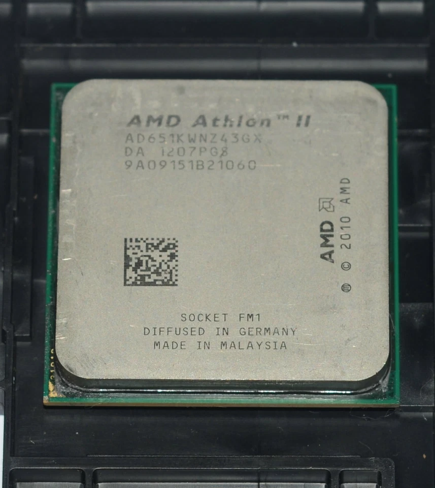 AMD Athlon II X4 651K 3 GHz Quad-Core CPU Processor AD651KWNZ43GX Socket FM1 - Image 3 of 4