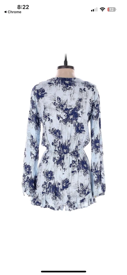 Женский сине-белый комбинезон Ark & co размер M - Изображение 2 из 3