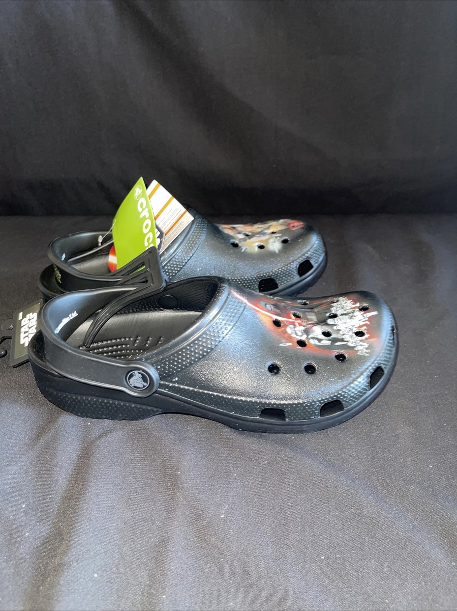 Crocs Star Wars Black Classic New Character Men's 7 Women 9