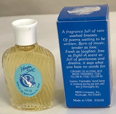 Eau De Heaven Sent Perfume 1960s Heaven Sent Perfume Helena