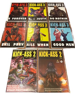 Kick-Ass (2013) Icon Comic Lot W/ Bonus Signature By John Romita Jr.
