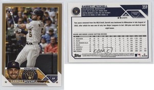2023 Topps Series 2 Gold /2023 Garrett Mitchell #359 Rookie RC