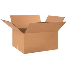 24" x 20" x 12" Heavy-Duty Double Wall Cardboard Corrugated Boxes Lot of 10
