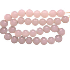 33 Vintage 1940s Japanese Glass Beads 12mm White Translucent NOS Supply