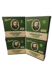 Lot of 4  Dr. Squatch Star Wars Legendary Lather Soap Zero Grit Limited Edition
