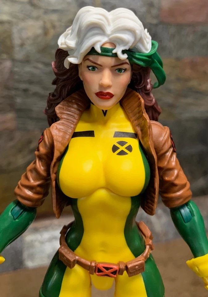 Marvel Legends X-Men ROGUE Target Exclusivo Retro 6" Figura 1/12 Completo COMO NUEVO Foto 2 de 4