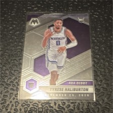 Panini Mosaic Tyrese Haliburton NBA Debut ND-6 Sacramento Kings NBA Card